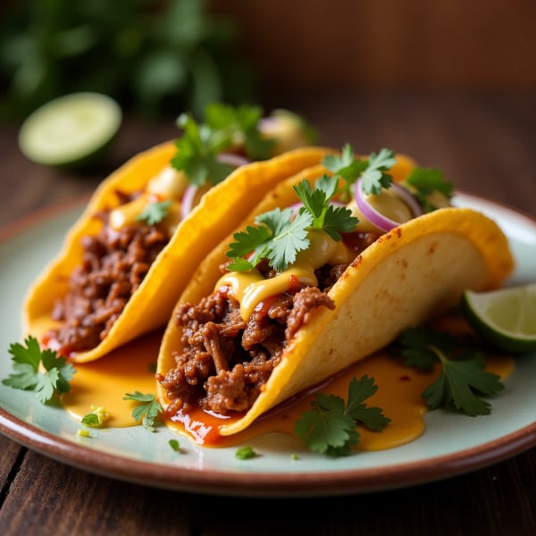 Quesa birria tacos 