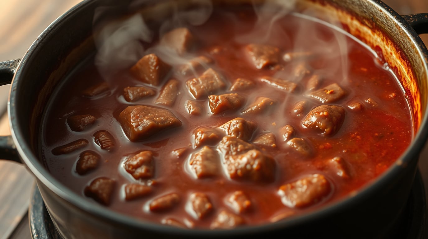 Cook the Birria Meat